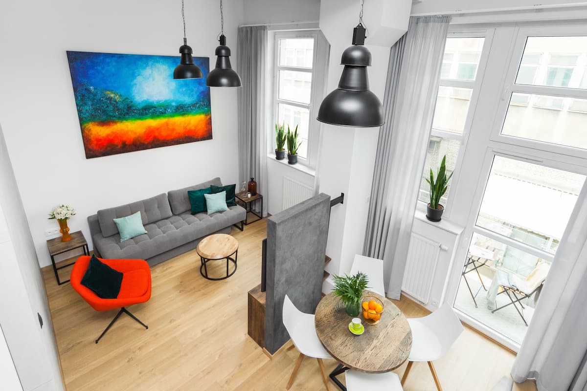 Deluxe Loft, 1 King Bed with Sofa bed | Living area