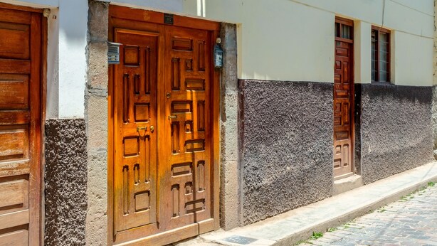 Entrada de la propiedad