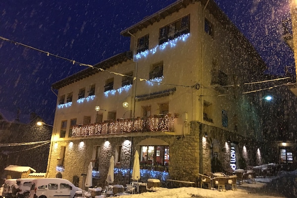 Front of property – evening/night