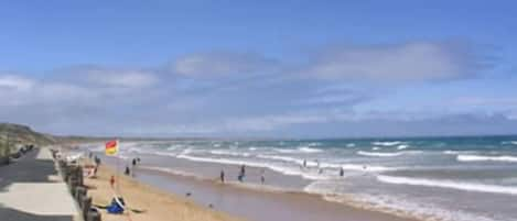 Vlak bij het strand