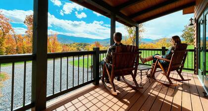 New Romantic LURAY Couples Log Cabin #3 Hot Tub Stone Fireplace Mountain View