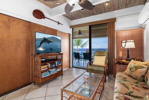 Smart TV, DVD player, toys, books