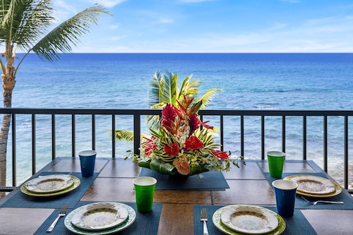 Oceanfront Penthouse - AC, kaatuu aaltoja, upeita auringonlaskuja, Surfers, kilpikonnia