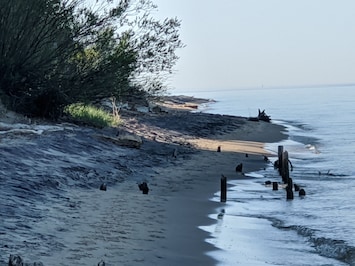 High water levels have caused severe beach erosion 5/2020