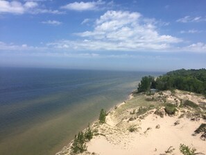 Vlak bij het strand, strandlakens