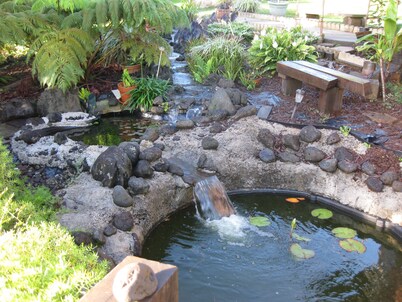 Lovely garden cottage, Hamakua waterfall district, 100% solar