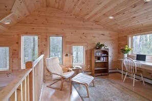 Interior - Pristine Mountaintop Log Cabin in Pine Forest, 1.5 Miles to Town! (Woodstock)