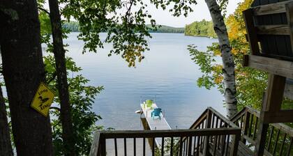 Summers in Maine...
Pine-cone Lodge on Sabbathday Lake