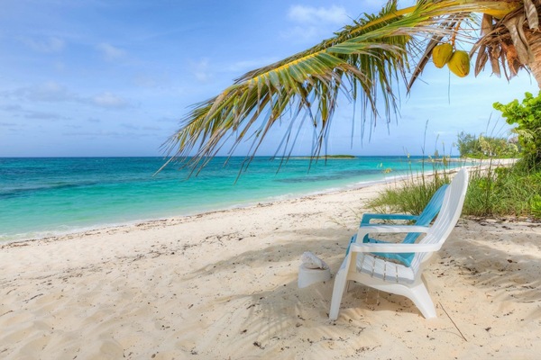 A perfect reading spot on the beach