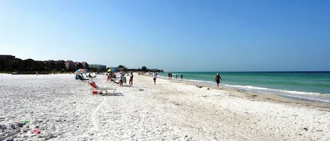 On the beach