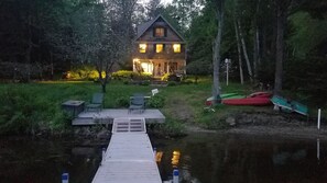 Exterior - Special Country Luxury Waterfront Home on CleanWarm Crescent Lake, SunapeeRegion (Unity)