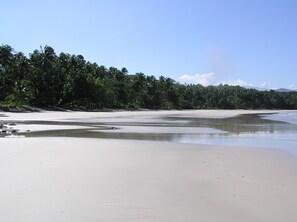 N ära stranden