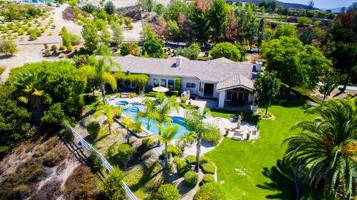 Temecula Wine Country Estate with sweeping views of Temecula Valley