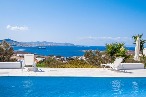Pool - Ocean View house with swimming pool ISLA summer homes (Paros)