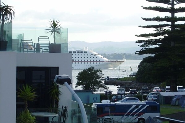 Blick von der Unterkunft