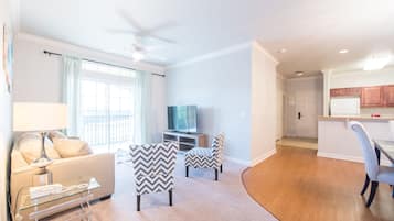 TV a schermo piatto, lettore DVD