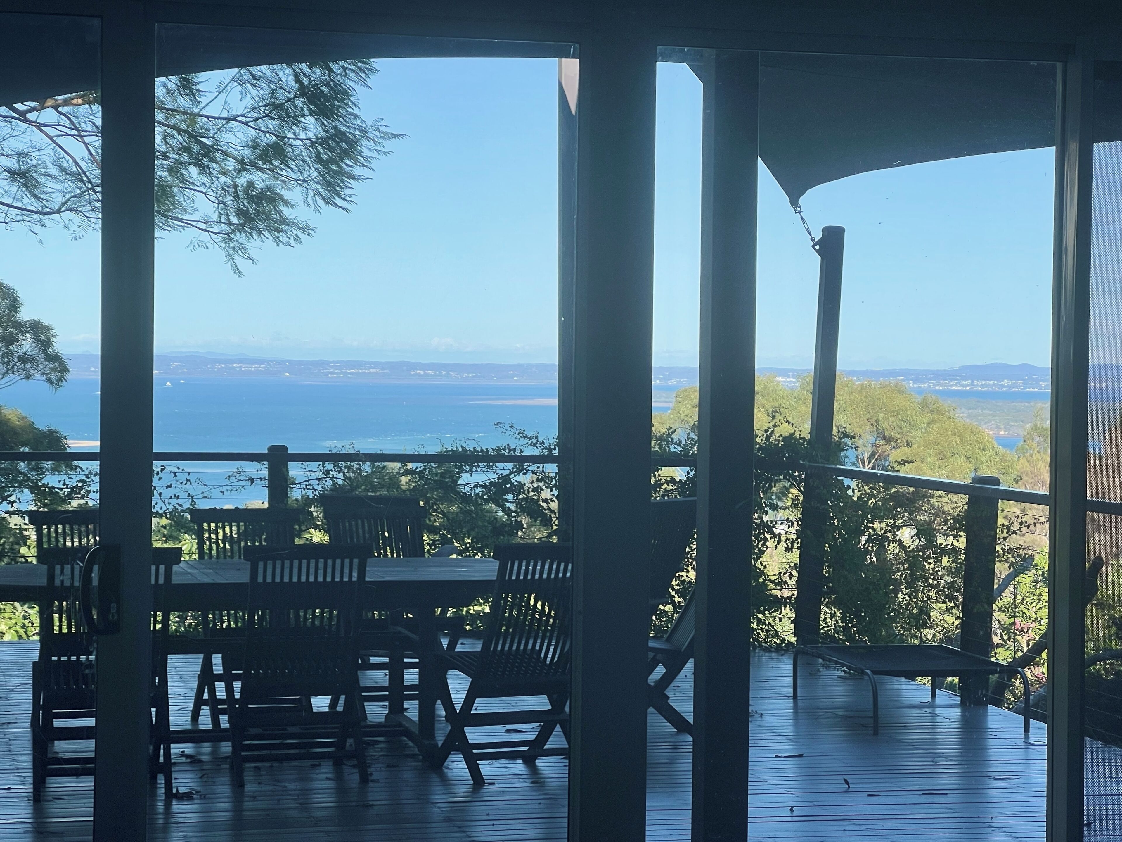 View from living area