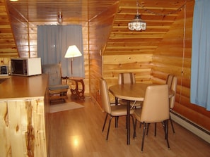 Dining area and reading corner