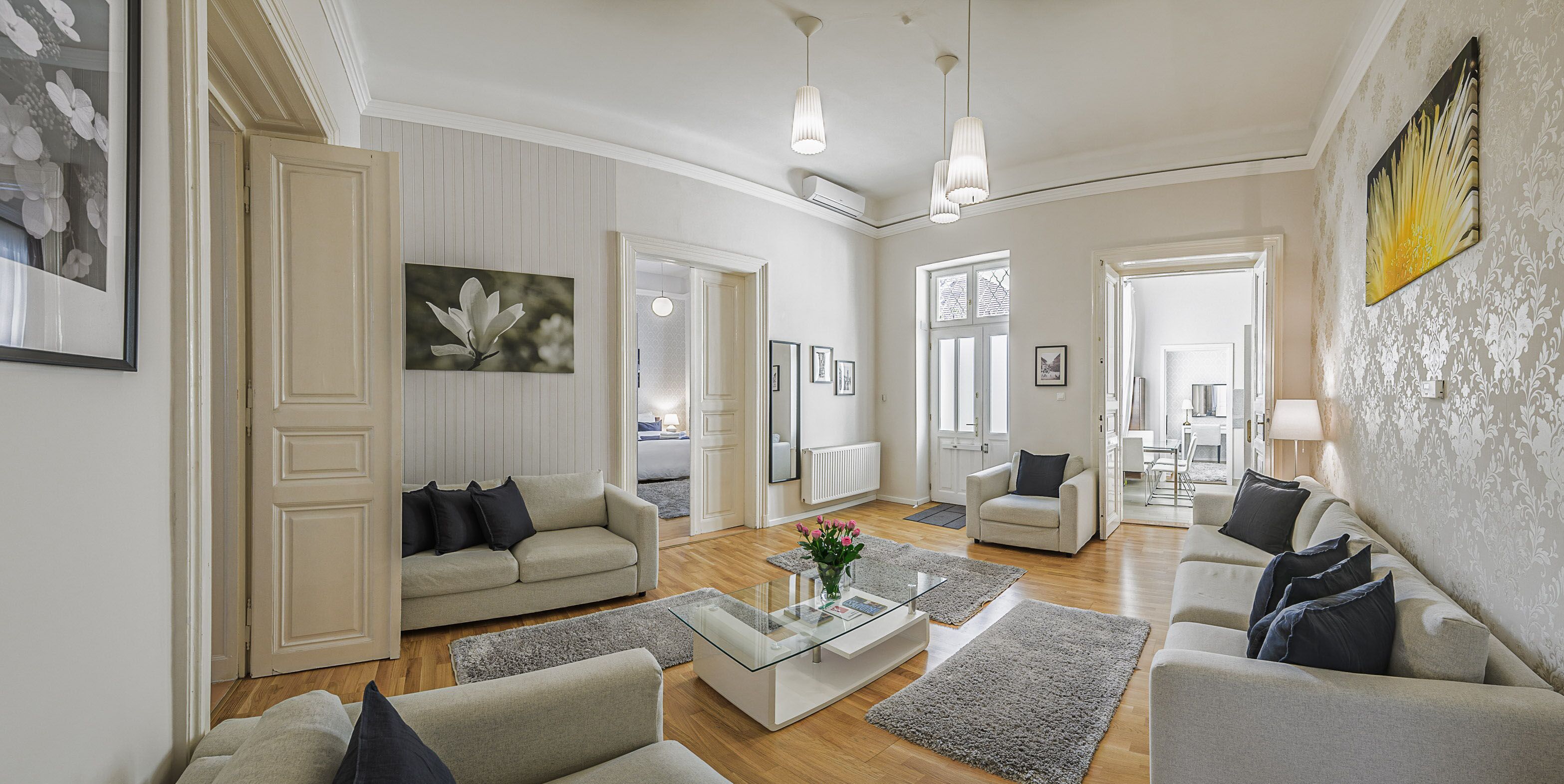 Primera Clase Apartamento -. 160 M², 4 Habitaciones + 4 Baños, En El Centro - Budapest