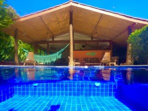 Outdoor pool - Beach House Prumurim, nature close to the beach. (Prumirim)