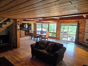 TV, fireplace, DVD player, table tennis