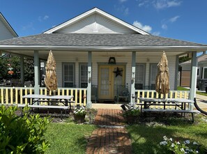 Outdoor dining - Private Pool • Short Walk to Beach • Family-Friendly Getaway! (Miramar Beach)