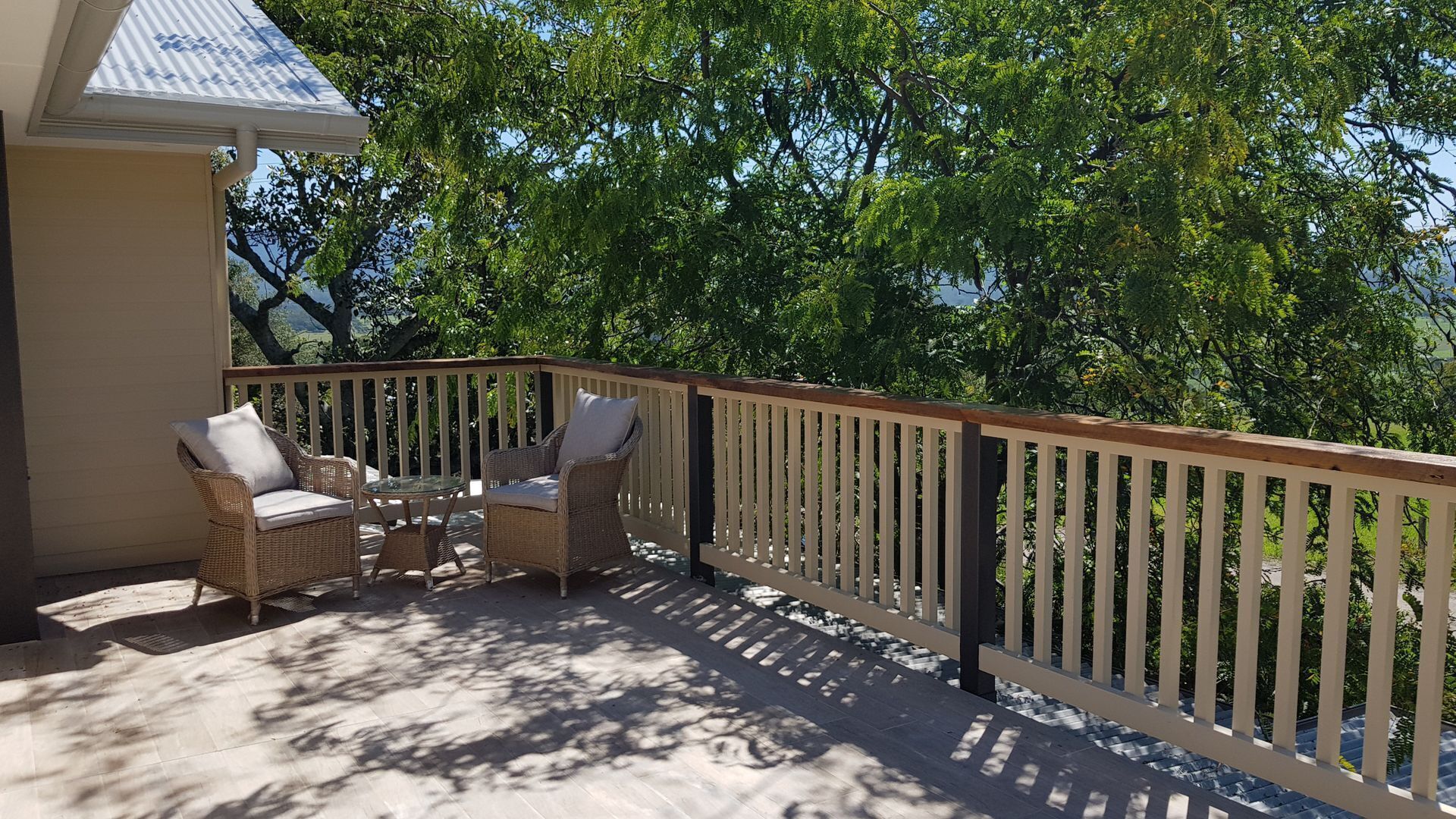 Upstairs Deck looking North