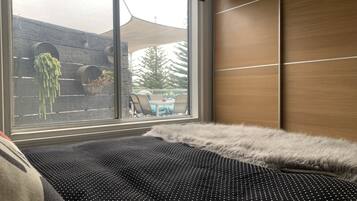 1 bedroom, desk, soundproofing, iron/ironing board