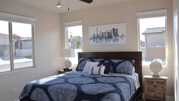 6 habitaciones, tabla de planchar con plancha, wifi y ropa de cama