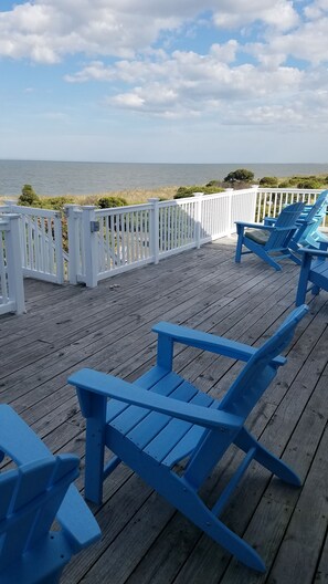 Terrace/patio - Relax big in a small beach town! (Milford)