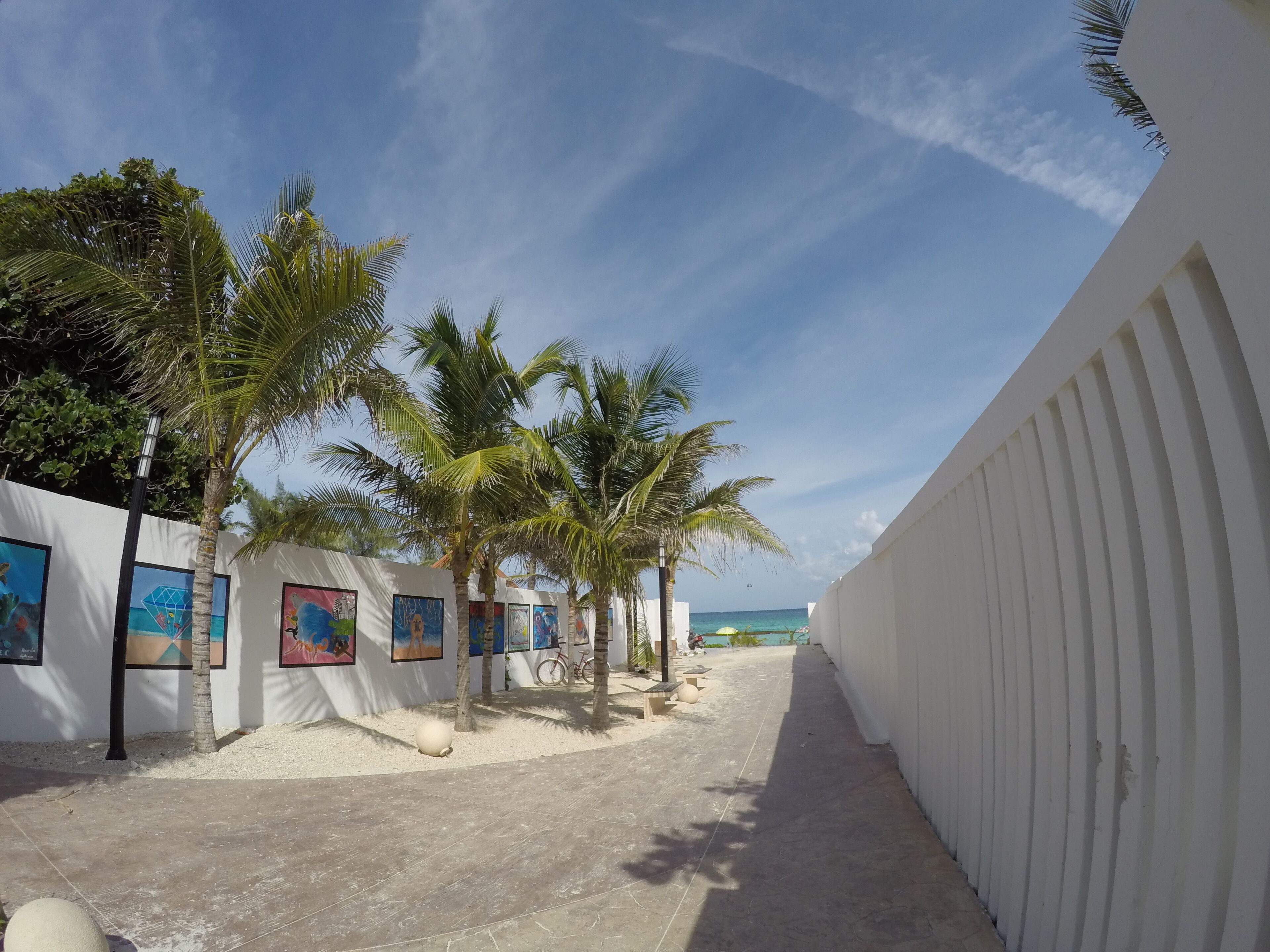 Entrance to the Xcalacoco beach.