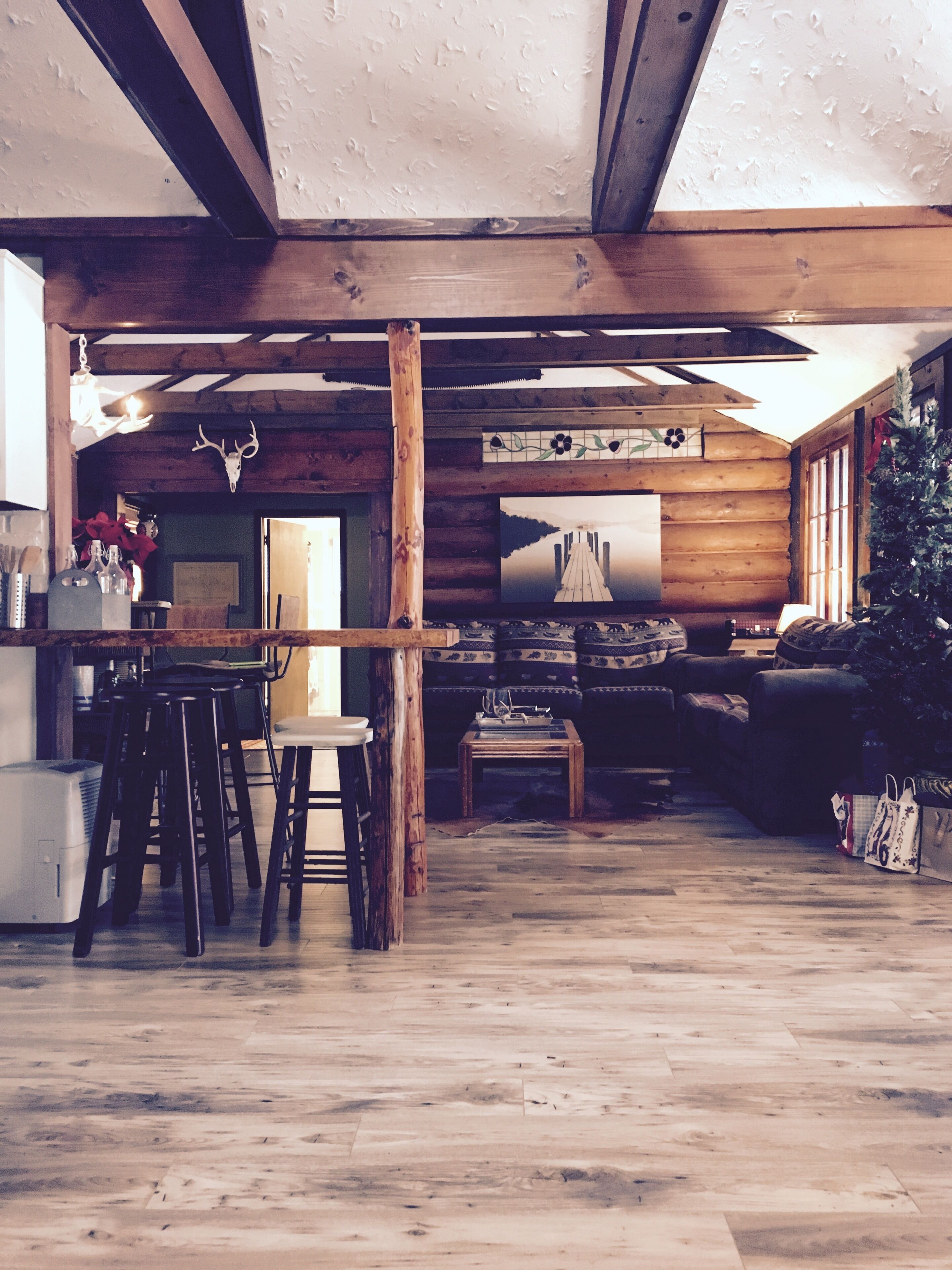 TV, fireplace, DVD player, books