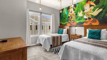 4 slaapkamers, een strijkplank/strijkijzer, wifi, beddengoed