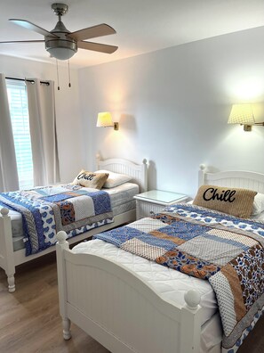 4 bedrooms, iron/ironing board, free WiFi