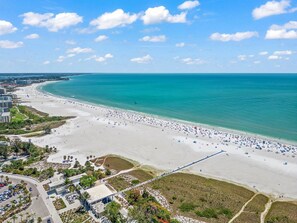 Sun loungers, beach towels