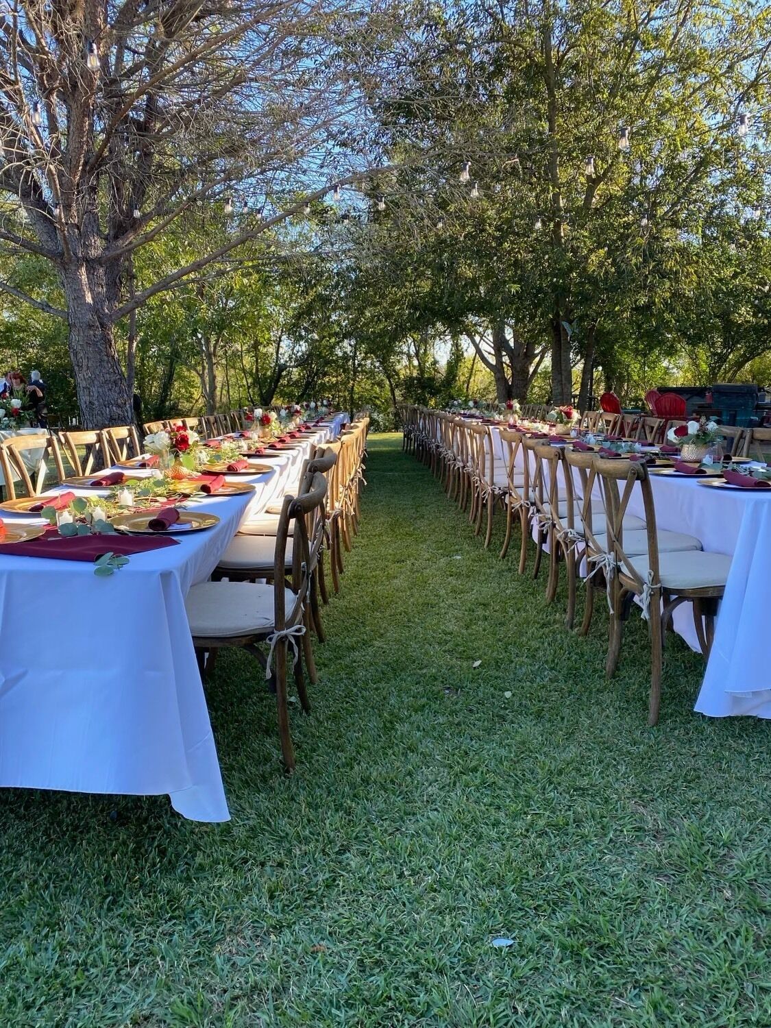 Área para banquetes al aire libre