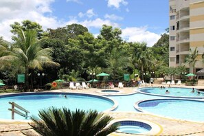 A heated pool - THERMAS PARADISE Rio Quente - Apartment 1/4 for 4 people - SPECIAL RATES (Rio Quente)