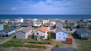 Exterior - Fort Knox - Quaint 3 BR Home - Middle of the Island (Surf City)