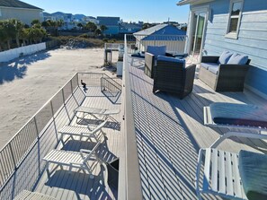 Terrace/patio - Lovely Beach Getaway ~ Steps To The Beach ~ The Perfect Family Escape!  (Pensacola Beach)