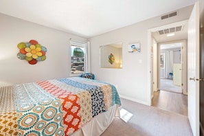 2 bedrooms, iron/ironing board, travel crib, free WiFi