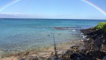Am Strand, Liegestühle, Strandtücher
