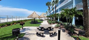 Outdoor dining - DIRECTLY ON THE BEACH -Perfect for a Family Vacation. (Indian Shores)