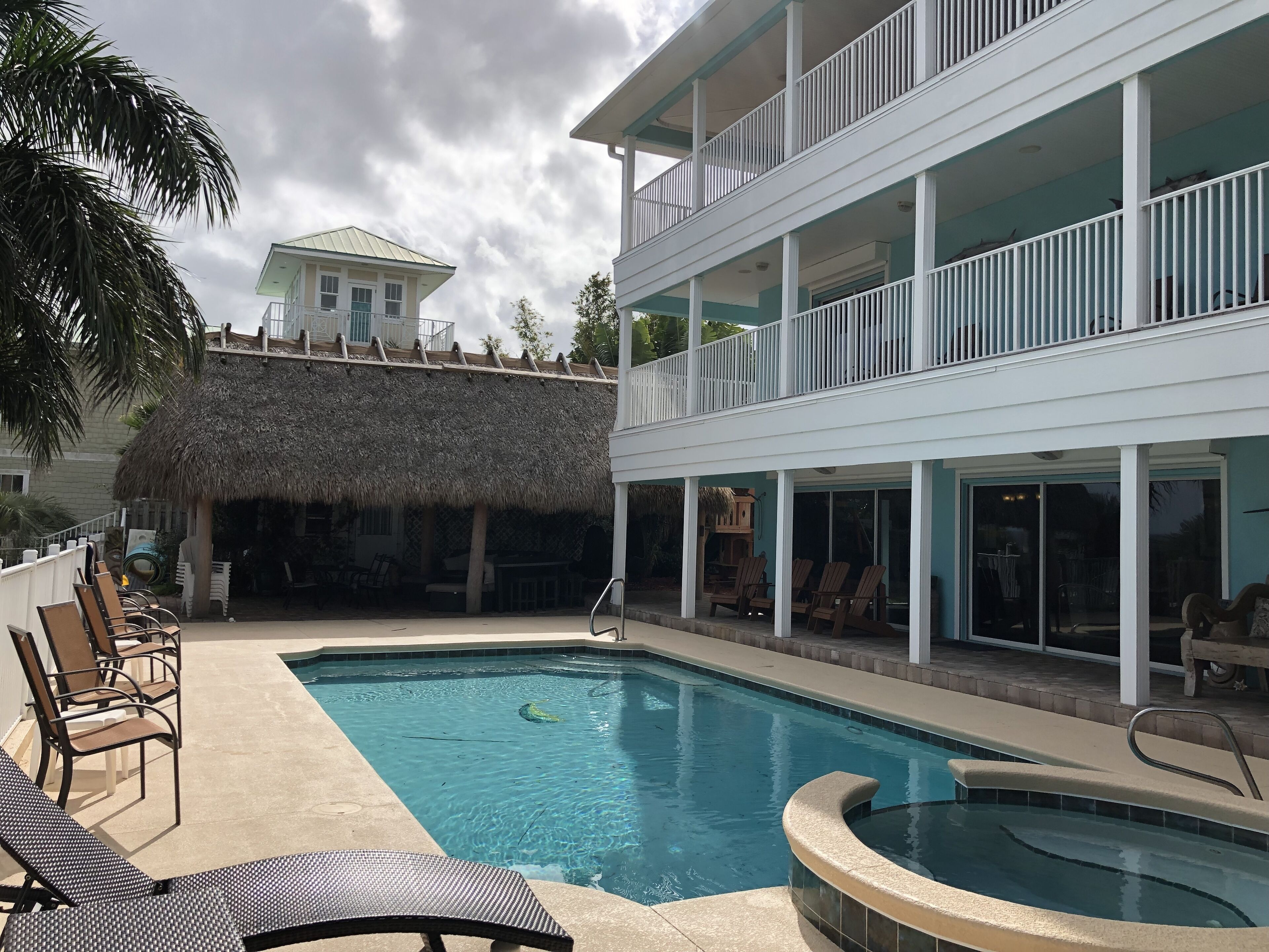 Beautiful 3 Story Home located on the Indian River