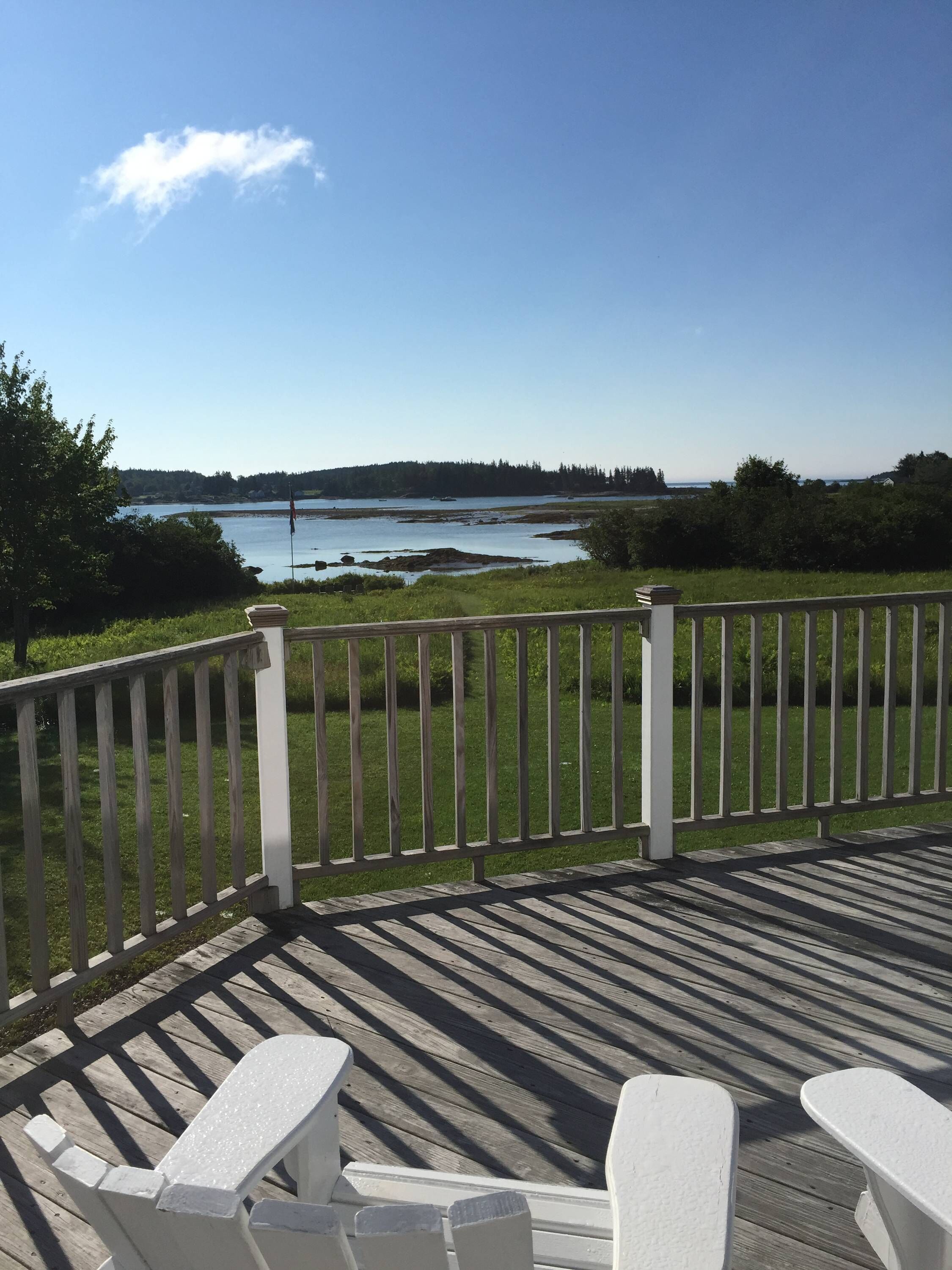 View of the harbor from master bedroom.