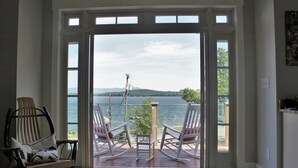 A room with a view of Lake Winnipeg. - 🏖 Lake Winnipesaukee Vacation at Akwa Marina 🏖 Beach, Pool, Hot Tub, Beach Bar (Laconia)