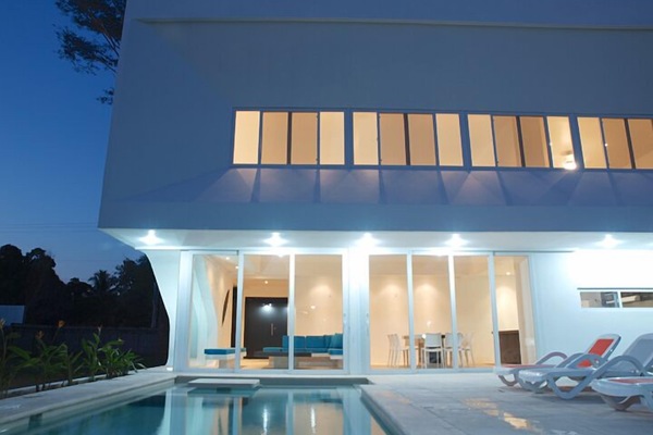 Swimming Pool and tanning area