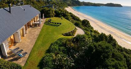 The Pah - Elevated Onetangi Retreat with Sea Views