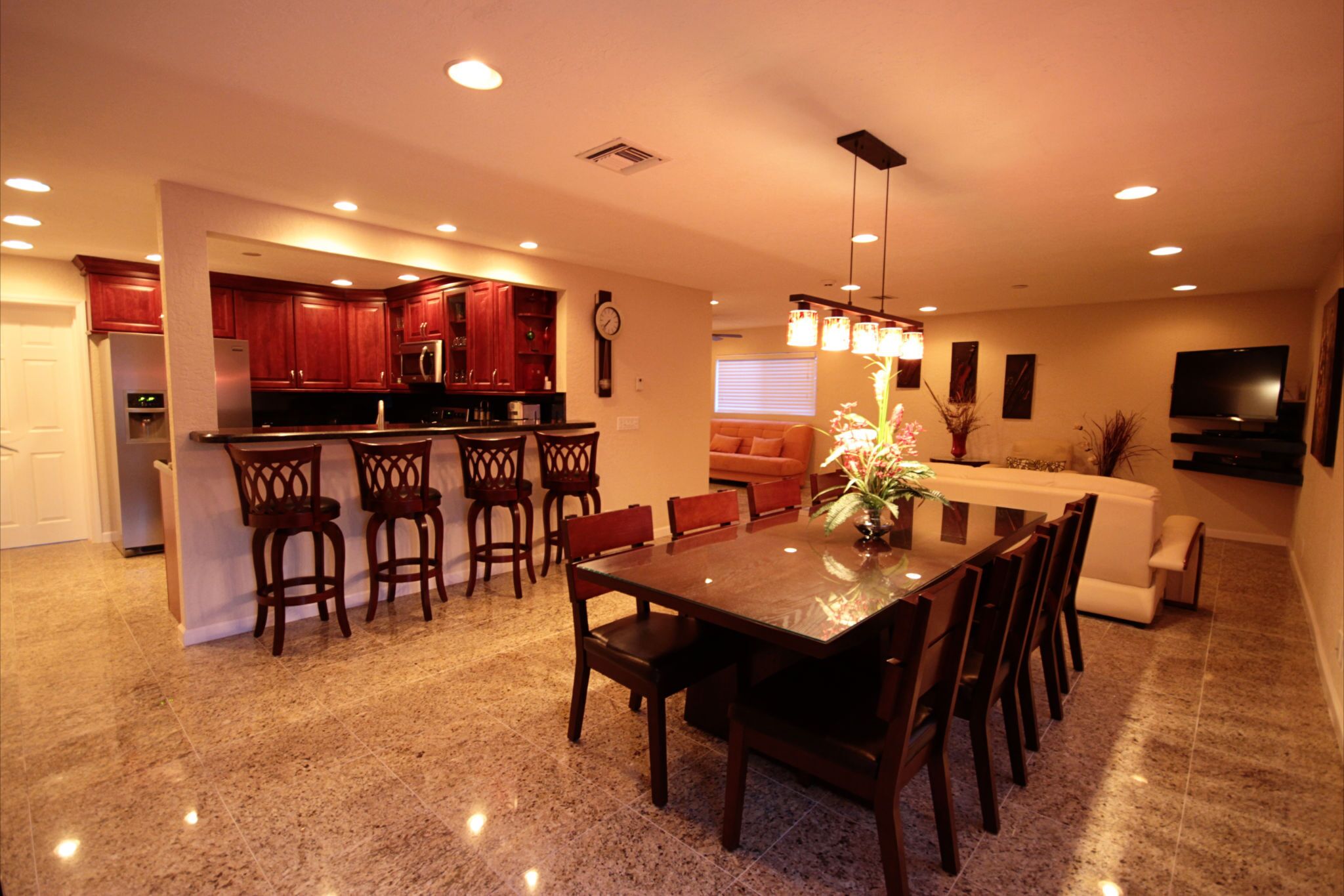 renovated house with resort-inspired amenities