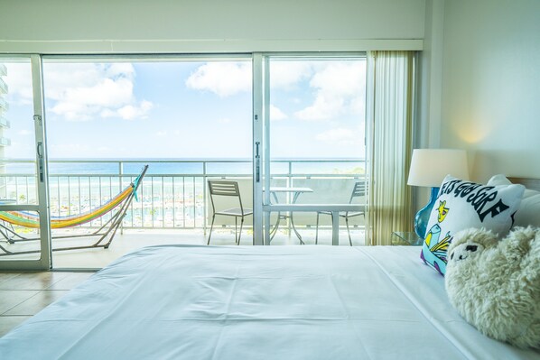 1 bedroom, iron/ironing board, Internet, bed sheets