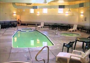Indoor pool, a heated pool